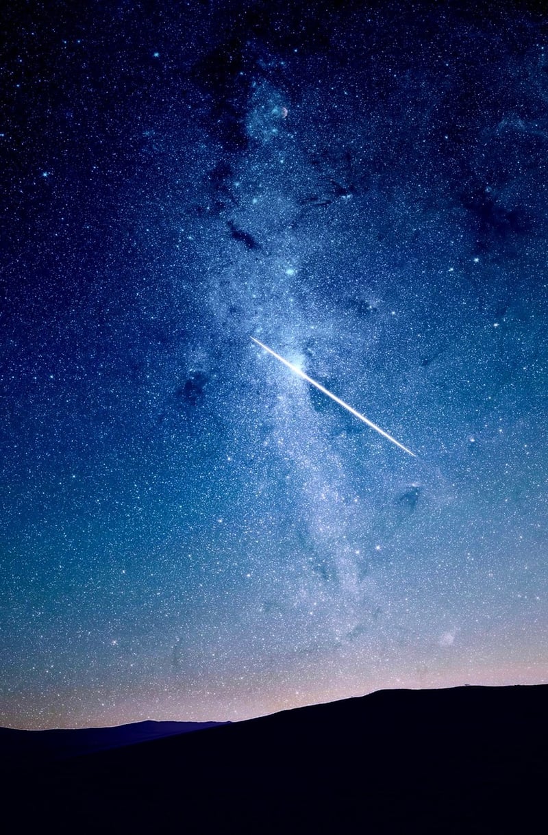 Meteor Shower in the Desert